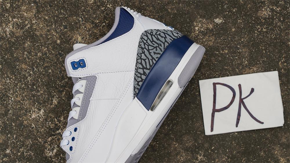 PK GOD Air Jordan 3 Midnight Navy RETAIL MATERIALS READY TO SHIP